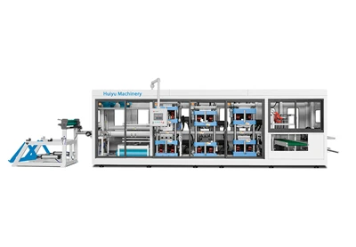 Üç İstasyon Termoform Makinesi/Üretim Hattı